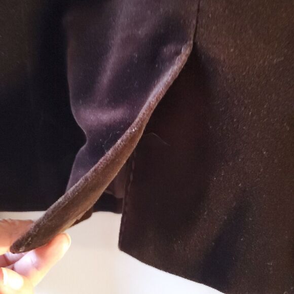 TRUE RELIGION Brown VELVET EMBROIDERED Jacket Blazer XS Rock Glam Lux Feminine - Picture 11 of 11